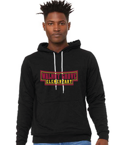 Sponge Fleece Hoodie / Black / Walnut Grove Elementary School Staff