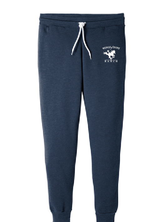 Unisex Joggers / Heather Navy / Wings of Hope