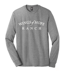 Perfect Tri Long Sleeve Tee / Grey Frost / Wings of Hope