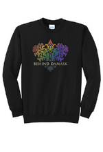 Fleece Crewneck Sweatshirt / Black / Grassfield High School Band / Color Guard