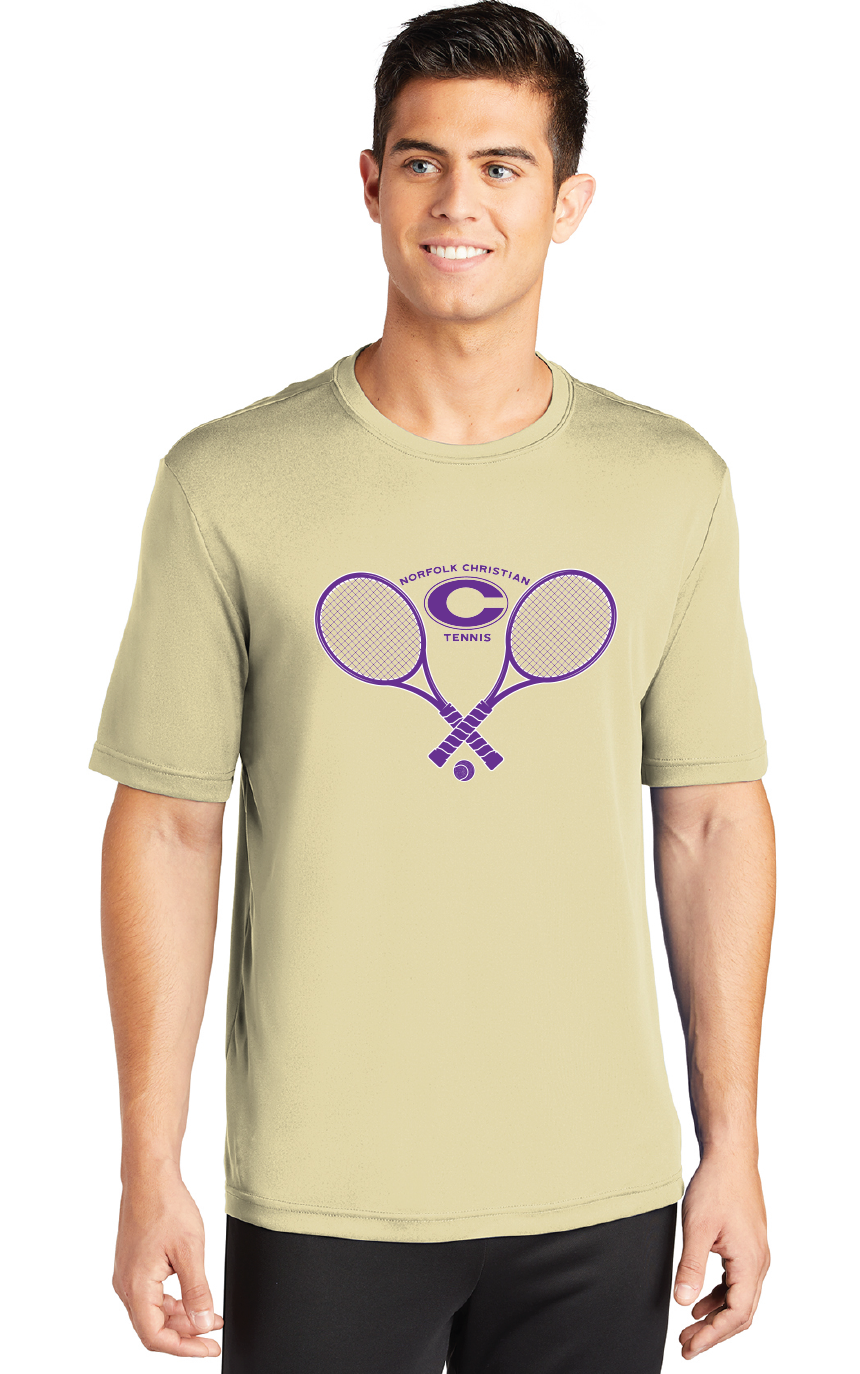 PosiCharge Performance Tee / Vegas Gold / Norfolk Christian School Tennis