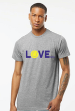 LOVE Softstyle Triblend Tee / Heathered Grey / Norfolk Christian School Tennis