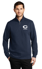 Slub Fleece 1/4-Zip Pullover / Slate Grey / Norfolk Christian School Tennis