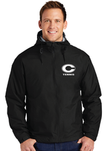 Team Jacket / Black/ Light Oxford / Norfolk Christian School Tennis