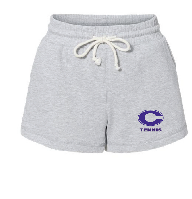 Women’s Enzyme-Washed Rally Shorts / Oxford / Norfolk Christian School Tennis