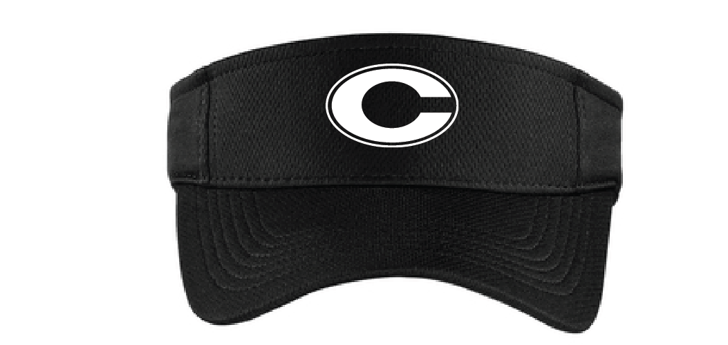 RacerMesh Visor / Black / Norfolk Christian School Tennis