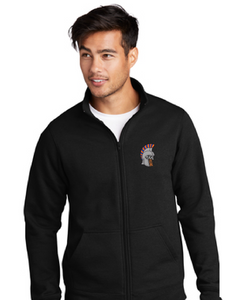 Core Fleece Cadet Full-Zip Sweatshirt / Black / Plaza Middle School Staff