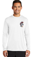 Long Sleeve Performance Tee / White / Plaza Middle School Staff