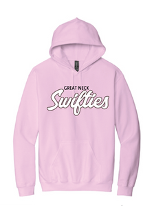 Fleece Pullover Hooded Sweatshirt / Light Pink / Great Neck Swifties