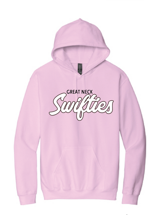 Fleece Pullover Hooded Sweatshirt / Light Pink / Great Neck Swifties