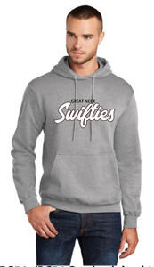 Fleece Pullover Hooded Sweatshirt / Athletic Heather / Great Neck Swifties