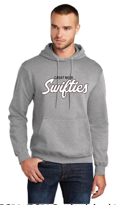 Fleece Pullover Hooded Sweatshirt / Athletic Heather / Great Neck Swifties