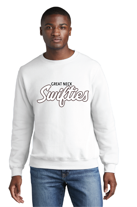 Core Fleece Crewneck Sweatshirt / White / Great Neck Swifties