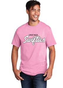 Core Cotton Tee (Youth & Adult) / Candy Pink / Great Neck Swifties