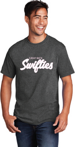 Core Cotton Tee (Youth & Adult) / Dark Heather Grey / Great Neck Swifties