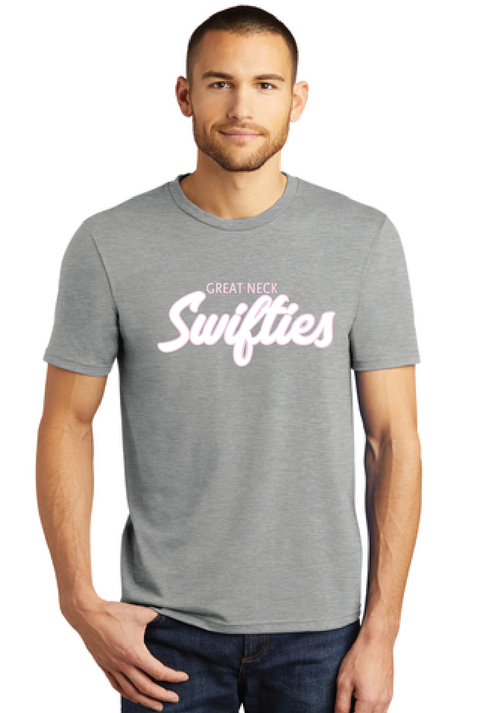 Perfect Tri Tee / Heathered Grey / Great Neck Swifties