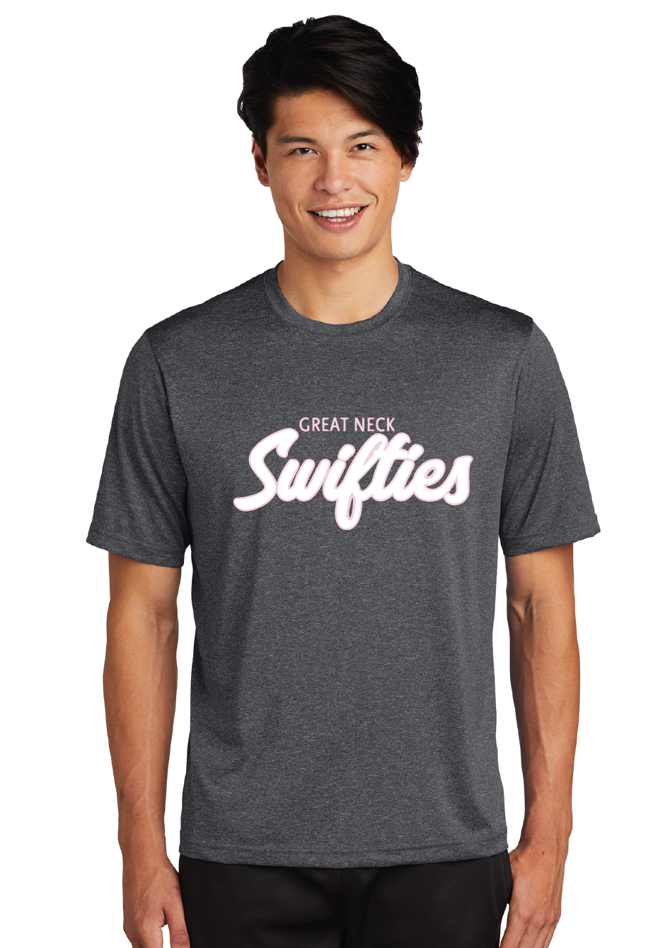 Heather Contender Tee / Graphite Heather / Great Neck Swifties