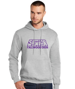 Core Fleece Pullover Hooded Sweatshirt / Ash / Tallwood High School Class of 2026
