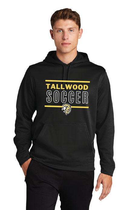Fleece Hooded Pullover / Black / Tallwood High School Boys Soccer