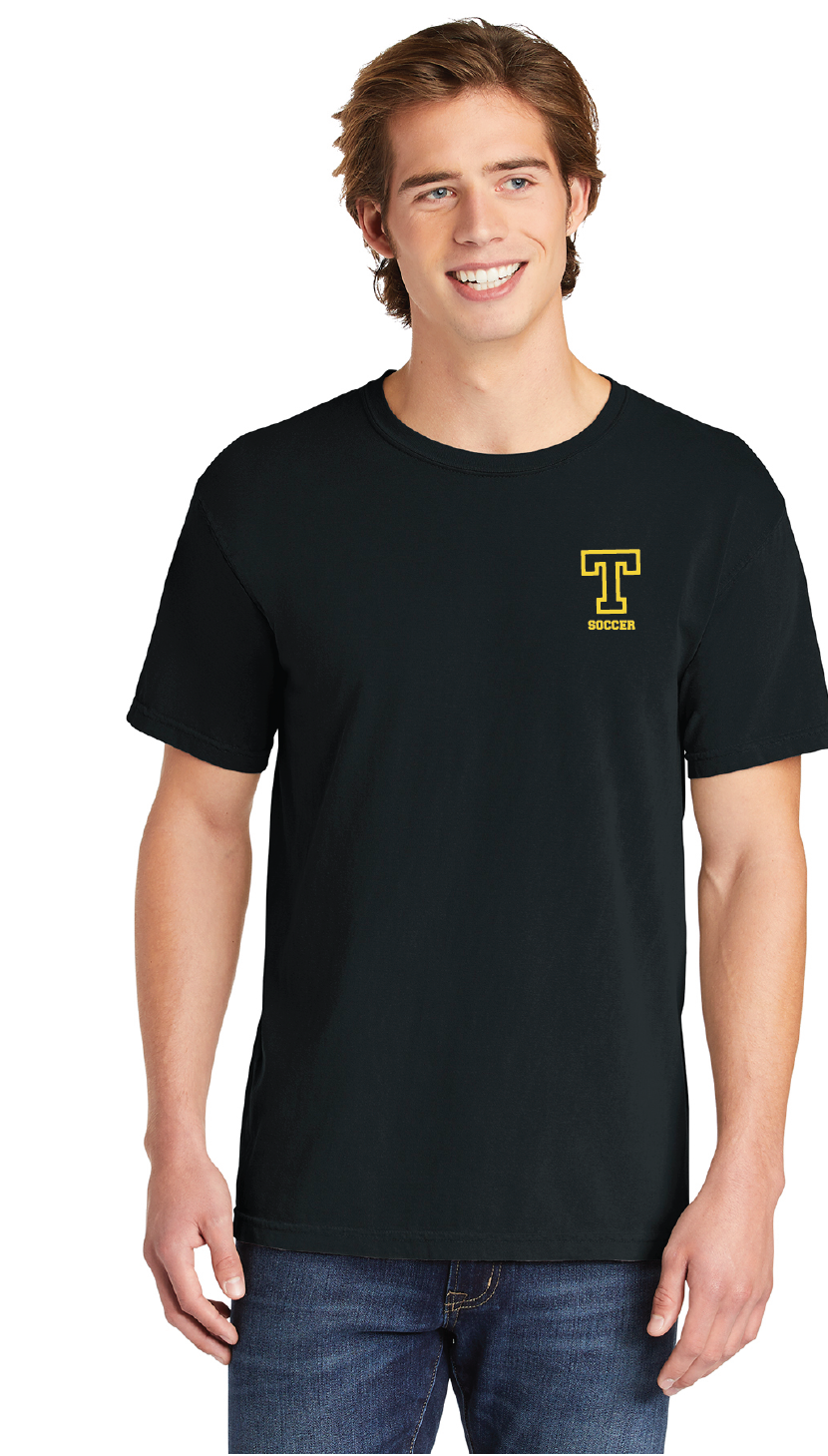 Heavyweight Ring Spun Tee / Black / Tallwood High School Boys Soccer