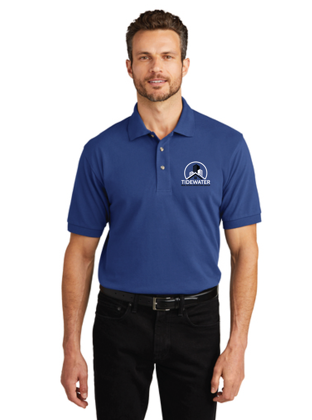 Heavyweight Cotton Pique Polo / Royal / Tidewater Real Estate Investment Group