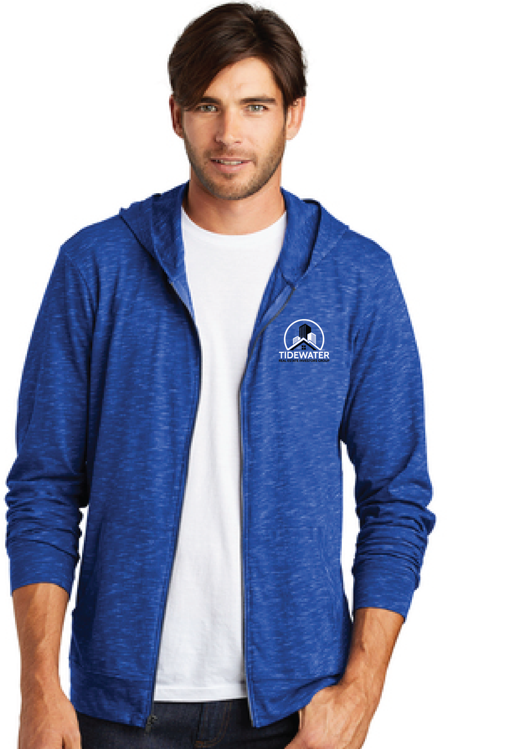 Medal Full-Zip Hoodie / Deep Royal / Tidewater Real Estate Investment Group