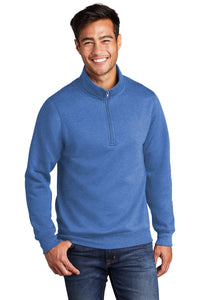 Core Fleece 1/4-Zip Pullover Sweatshirt / Heather Royal / Independence Middle School Staff