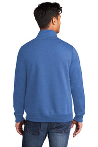 Core Fleece 1/4-Zip Pullover Sweatshirt / Heather Royal / Brandon Middle School Staff