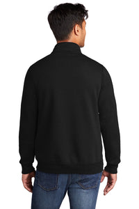 Core Fleece 1/4-Zip Pullover Sweatshirt / Black / Tallwood High School Wrestling
