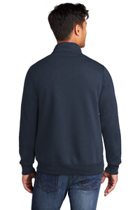 Core Fleece 1/4-Zip Pullover Sweatshirt / Navy / Coastal Virginia Volleyball Club