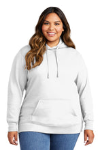 Ladies Core Fleece Pullover Hooded Sweatshirt / White / Tallwood High school Boys Soccer