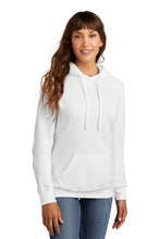 Ladies Core Fleece Pullover Hooded Sweatshirt / White / Tallwood High School Track & Field