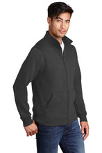 Core Fleece Cadet Full-Zip Sweatshirt / Dark Heather Grey / Virginia Association Of Governmental Procurement