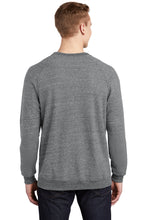 Snow Heather French Terry Raglan Crew / Charcoal / George Mason Tennis