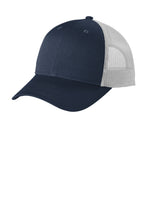 Low-Profile Snapback Trucker Cap / Dress Blue Navy Heather/ Silver Mist / Coastal Virginia Volleyball Club