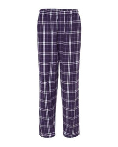 Harley Flannel Pants / Purple & White / Tallwood High School Lacrosse