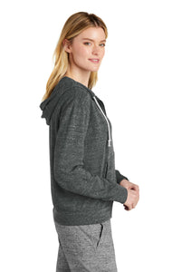 Ladies Gym Vintage Full-Zip Hoodie / Grey / Cape Henry Collegiate Cheer