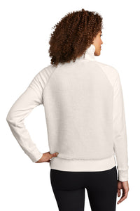 Ladies Luuma Sherpa Full-Zip / Ivory Snow / Cape Henry Collegiate Cheer