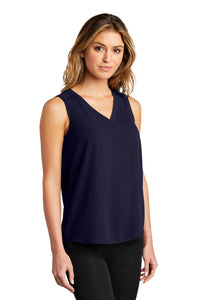 Ladies Sleeveless Blouse / Navy / First Colonial High School Staff