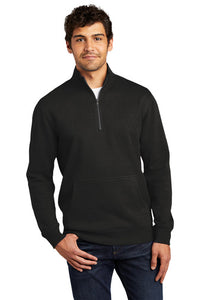 Fleece 1/4-Zip Pullover Sweatshirt / Black / Tallwood High School Girls Soccer