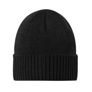 Rib Knit Cuff Beanie / Black / Tallwood High school Boys Soccer