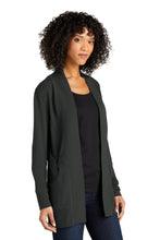 Ladies Microterry Cardigan / Charcoal / Trantwood Elementary Staff