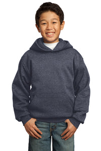 Fleece Hooded Sweatshirt / Heather Navy / Independence Football - Fidgety