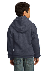 Core Fleece Pullover Hooded Sweatshirt (Youth & Adult) / Navy / Great Neck Tridents