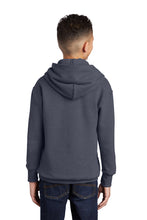 Core Fleece Pullover Hooded Sweatshirt (Youth & Adult) / Heather Navy / Windsor Woods Elementary
