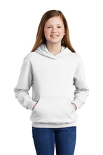 Core Fleece Pullover Hooded Sweatshirt (Youth & Adult) / White / Cape Henry Collegiate