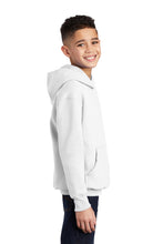 Core Fleece Pullover Hooded Sweatshirt (Youth & Adult) / White / Cape Henry Collegiate