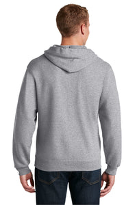 Full-Zip Hooded Sweatshirt / Athletic Heather / Kellam High School Lacrosse