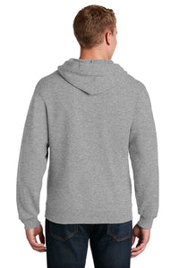 Full-Zip Fleece Hooded Sweatshirt / Oxford / First Colonial High School
