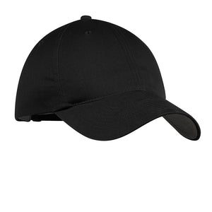 Unstructured Twill Cap / Black / Hickory Field Hockey